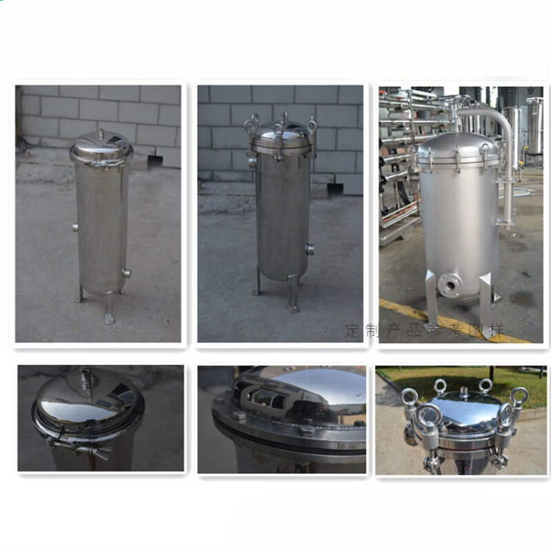 304不銹鋼井水廢水污水家用工業(yè)大流量前置柴油精密布袋式過(guò)濾器 LK-1普通法蘭